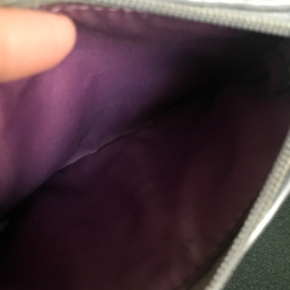 Coach Gray Canvas Leather Signature C Wristlet Mini Pouch - Picture 16 of 16